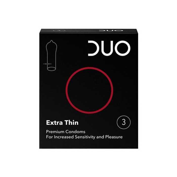 Duo προφυλακτικά πολύ λεπτά 3τεμ Duo - 1