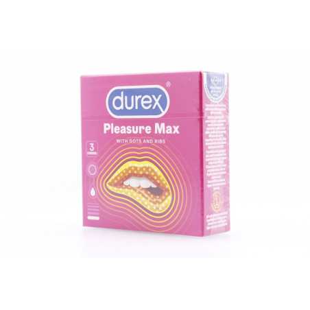 Durex προφυλακτικά pleasure max 3τεμ