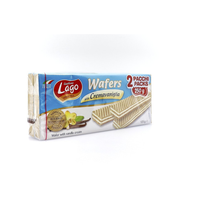 Elledi lago wafer doppio με βανίλια 2x125gr