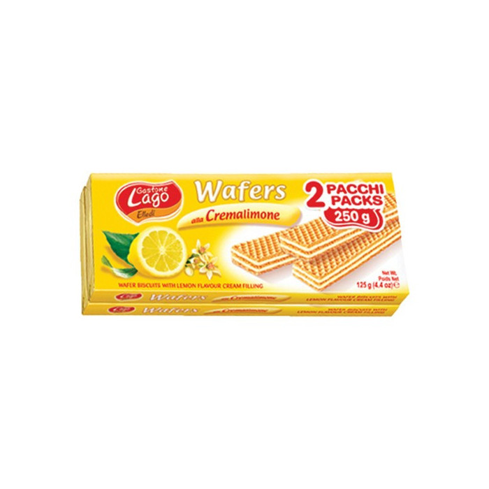 Elledi lago wafer doppio με λεμόνι 2x125gr Elledi - 1