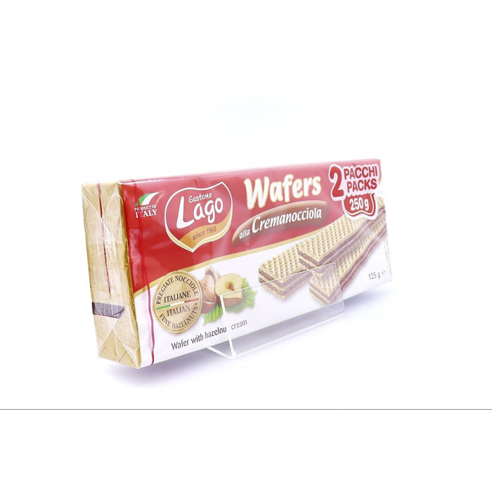 Elledi lago wafer doppio με φουντούκι 2x125gr