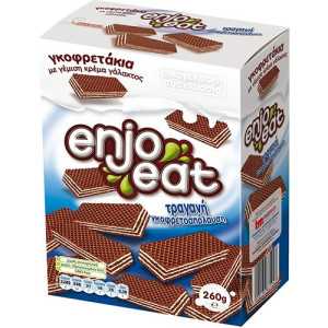 Enjoeat γκοφρετάκια γάλακτος 280gr Enjoeat - 1