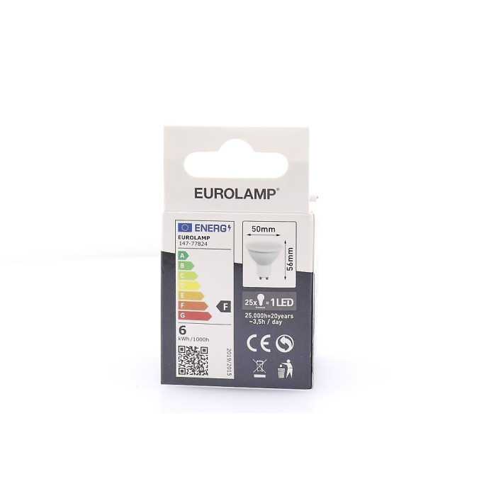 Eurolamp λάμπα led GU10 6W 4000k