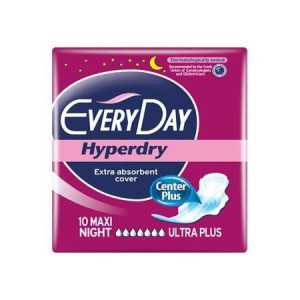 Every Day σερβιέτες hyperdry ultra plus maxi night 10τεμ