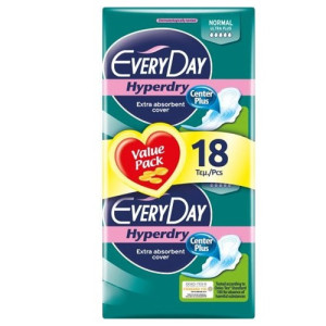 Every Day σερβιέτες hyperdry ultra plus normal 18τεμ EveryDay - 1