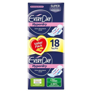 Every Day σερβιέτες hyperdry ultra plus super 18τεμ EveryDay - 1