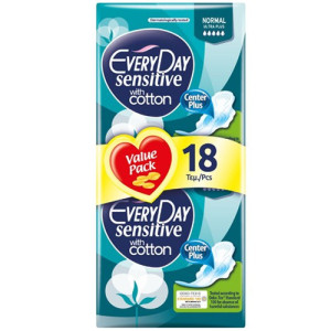 Every Day σερβιέτες sensitive ultra plus normal 18τεμ EveryDay - 1