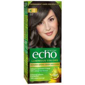 Farcom echo βαφή μαλλιών No4 60ml Farcom - 1