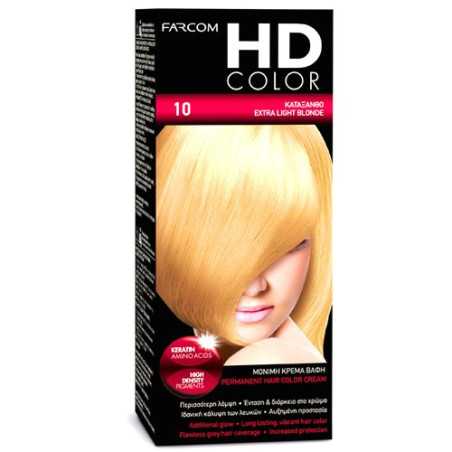 Farcom HD color βαφή μαλλιών No10 60ml Farcom - 1