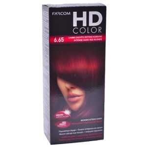 Farcom HD color βαφή μαλλιών No6.65 60ml Farcom - 1