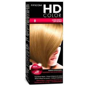 Farcom HD color βαφή μαλλιών No8 60ml Farcom - 1