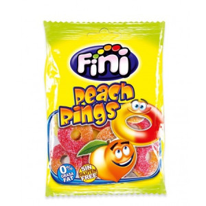 Fini ζελεδάκια peach rings 100gr