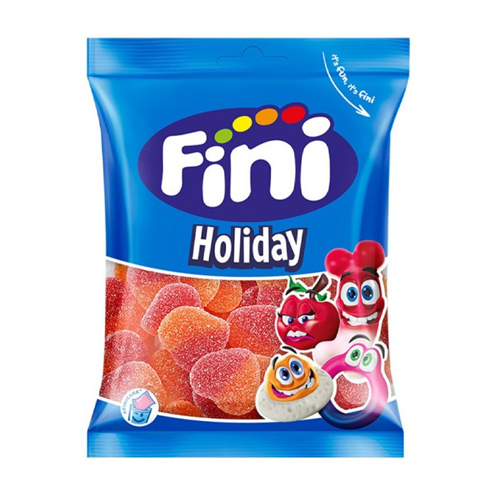 Fini ζελεδάκια holiday peach hearts 100gr