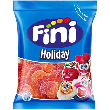 Fini ζελεδάκια holiday peach hearts 100gr