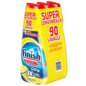 Finish gel all in one υγρό πλυντηρίου πιάτων λεμόνι 3x600ml finish - 1