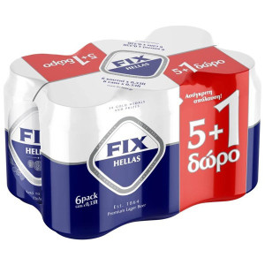 Fix hellas μπύρα 6x330ml