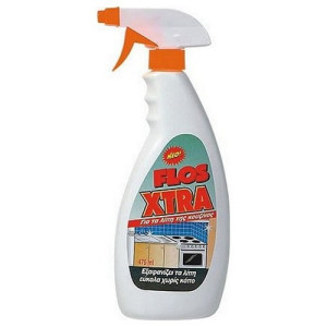 Flos xtra υγρό καθαριστικό για τα λίπη της κουζίνας spray 475ml