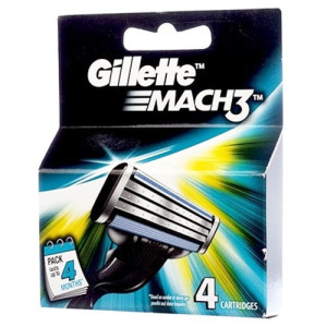 Gillette ανταλλακτικές λεπίδες mach3 4τεμ