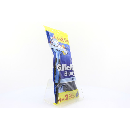 Gillette ξυραφάκια blue 3 smooth 6τεμ Gillette - 6