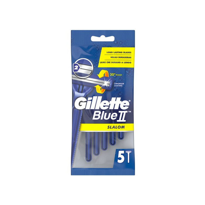 Gillette ξυραφάκια blue 2 slalom 5τεμ