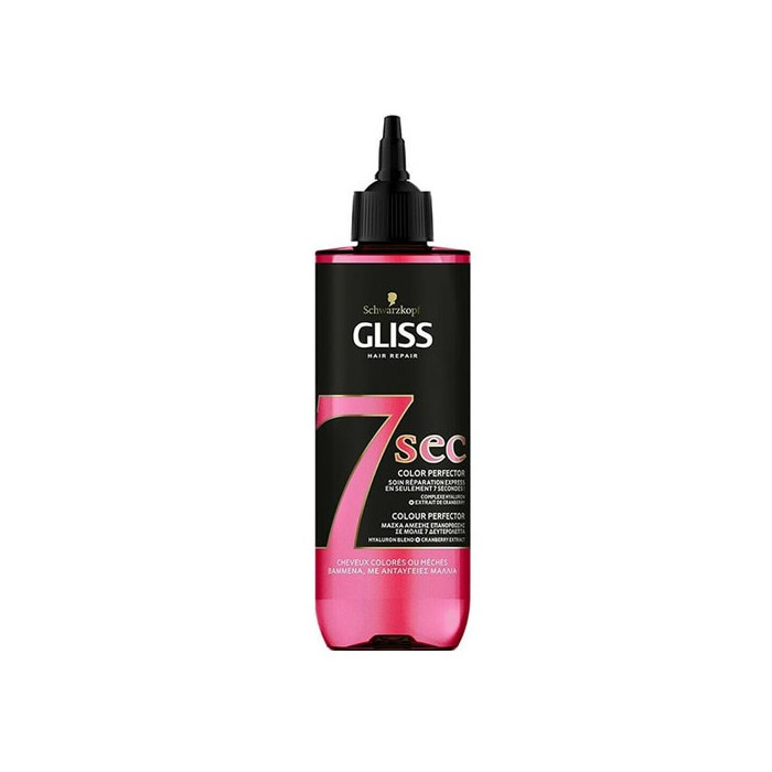 Gliss μάσκα μαλλιών hair treatment 7 sec color protector 200ml