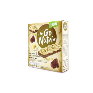 Go nutri μπάρες δημητριακών με μπανάνα & σοκολάτα 6x25gr