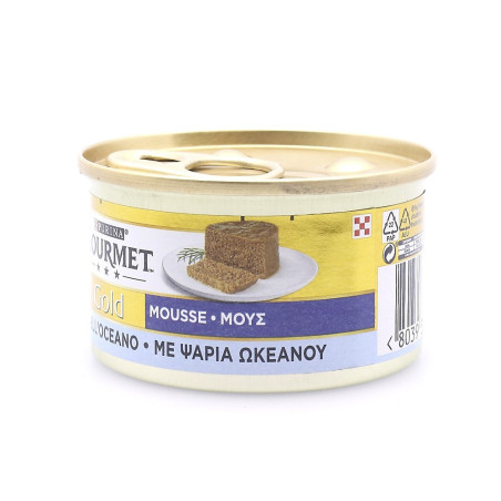 Gourmet γατοτροφή gold μους με ψάρια ωκεανού 85gr Gourmet - 3