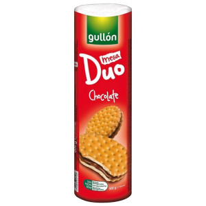 Gullon mega duo μπισκότα γεμιστά με σοκολάτα 500gr Gullon - 1