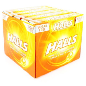 Halls καραμέλες με μέλι & λεμόνι χωρίς ζάχαρη 20x32gr Halls - 1