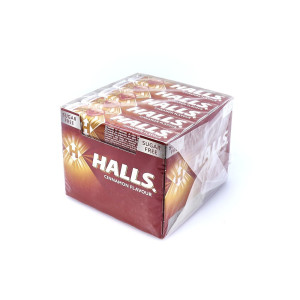 Halls καραμέλες με γεύση κανέλας χωρίς ζάχαρη 20x32gr Halls - 1