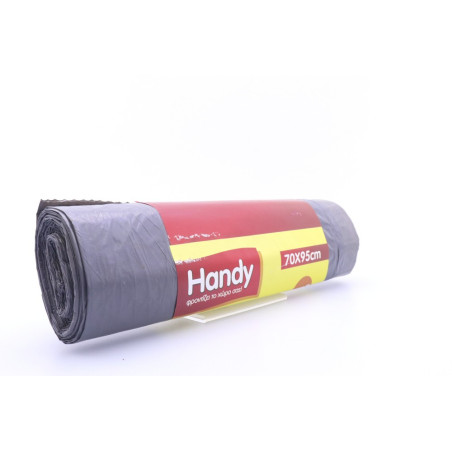 Handy σακούλες απορριμμάτων με κορδόνι 70x95cm 10τεμ Handy - 6