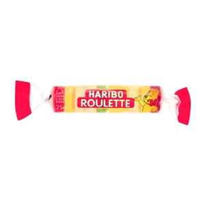 Haribo roulette ρολάκια ζαχαρωτών 25gr