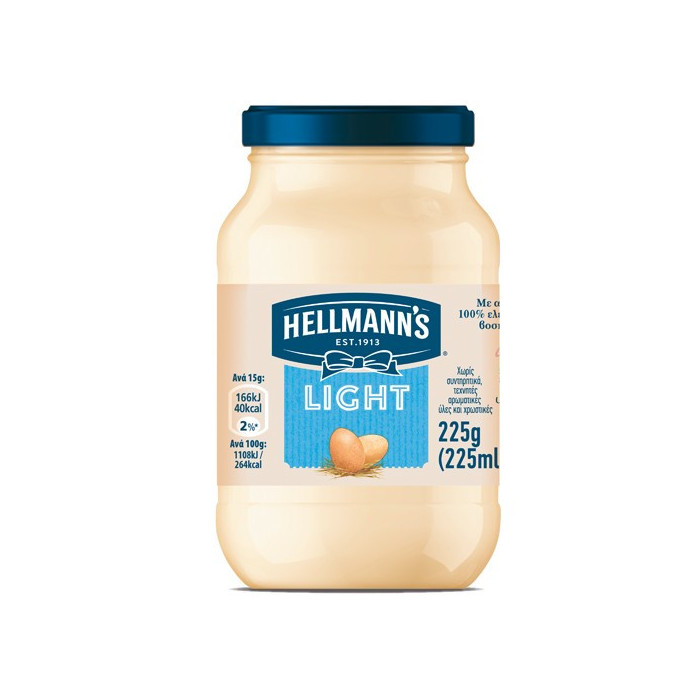 Hellmann's μαγιονέζα light 225ml