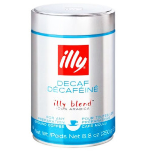 Illy καφές espresso αλεσμένος decaf 250gr