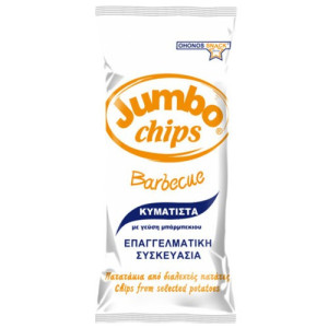 Jumbo chips κυματιστά με bbq 280gr