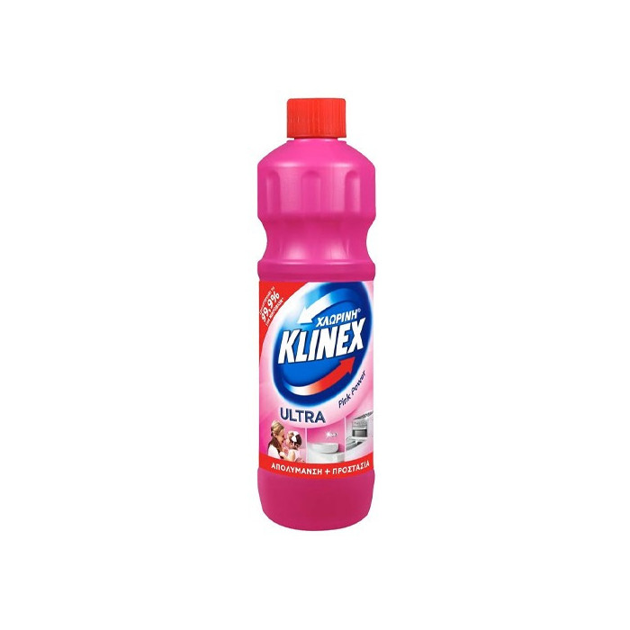 Klinex χλωρίνη παχύρρευστη ροζ 750ml