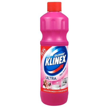 Klinex χλωρίνη παχύρρευστη ροζ 750ml