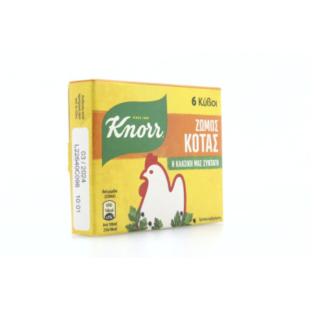 Knorr ζωμός κότας 6 κύβοι 60gr Knorr - 6