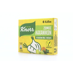 Knorr ζωμός λαχανικών 6 κύβοι 60gr Knorr - 1