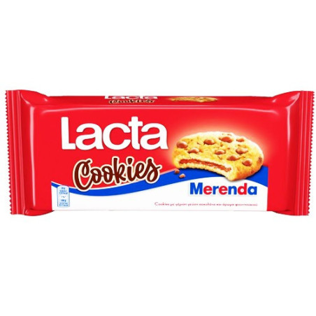 Lacta cookies μπισκότα με merenda 156gr