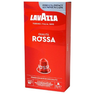 Lavazza καφές espresso qualta rossa σε κάψουλες nespresso 10τεμ