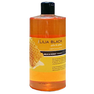 Lilia black αφρόλουτρο με μέλι και γάλα 800ml