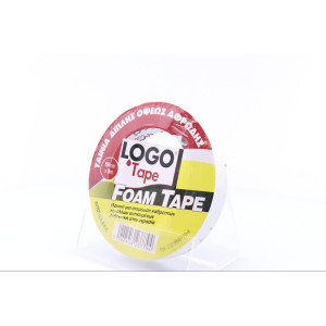 Logo foam tape αφρώδης ταινία διπλής όψεως 19x5m Logo - 1