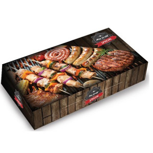 Luxury κουτί για μερίδα mix grill 23x14x5cm 10kg