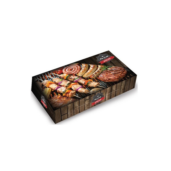 Luxury κουτί για μερίδα mix grill 23x14x5cm 10kg Luxury - 1