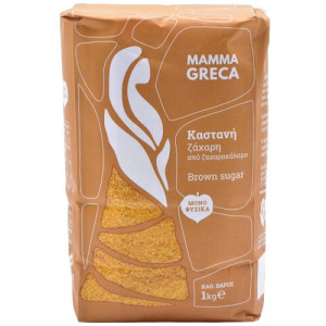 Mamma Greca καστανή ζάχαρη 1kg Mamma Greca - 1