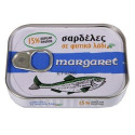 Margaret σαρδέλες σε φυτικό λάδι 115gr