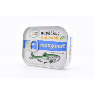 Margaret σαρδέλες σε φυτικό λάδι 115gr