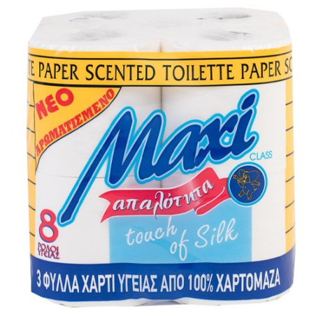 Maxi χαρτί υγείας με άρωμα 3φυλλο 8x80gr