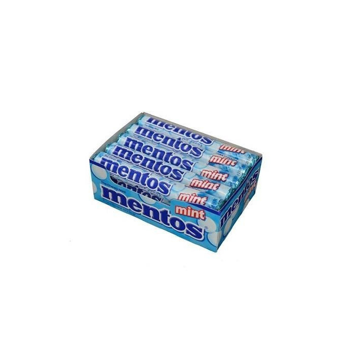 Mentos τσιχλοκαραμέλες με γεύση μέντα 20x38gr Mentos - 1